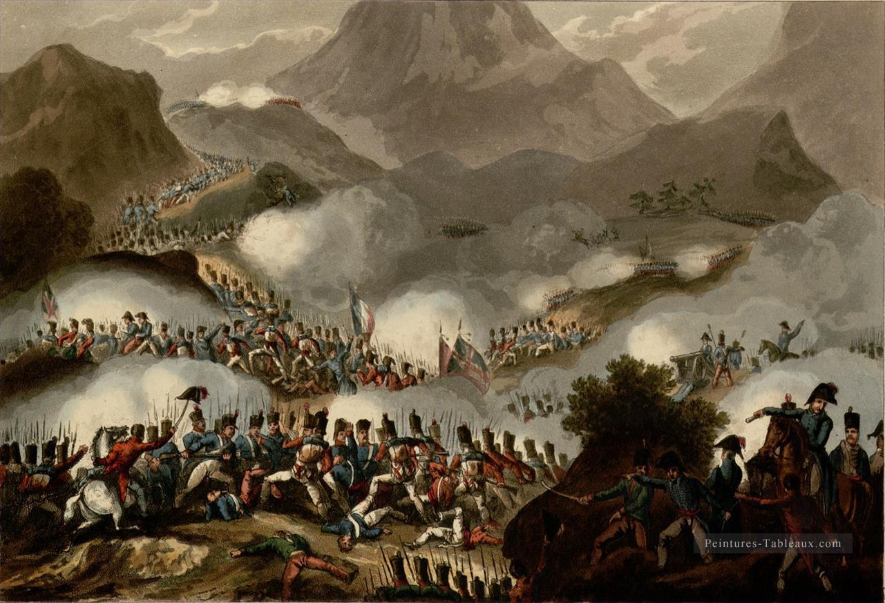 William Heath bataille des Pyrénées 28 juillet 1813 guerre militaire Peintures à l'huile